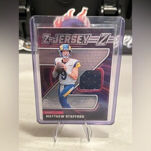 Matthew Stafford patch card